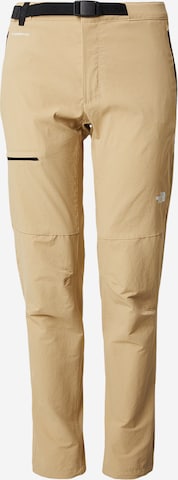 THE NORTH FACE Slim fit Outdoor trousers 'Lighthing' in Green: front