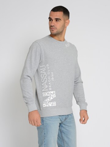 NASSAU Beach Club Sweatshirt 'NB231043' in Grey