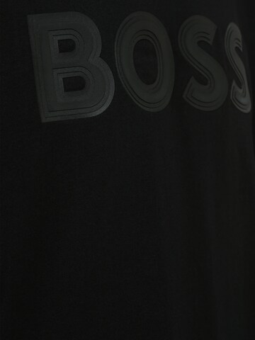 BOSS Shirt ' Tee Lotus ' in Black