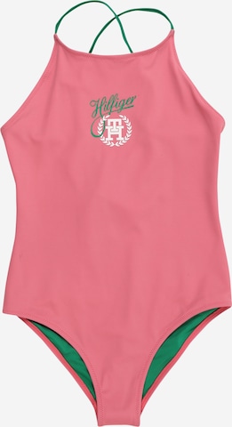 Tommy Hilfiger Underwear Ολόσωμο μαγιό σε ροζ: μπροστά