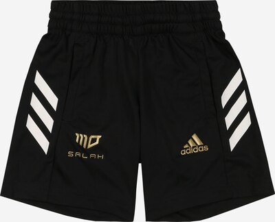 ADIDAS PERFORMANCE Sportske hlače 'Salah' u zlatna / crna / bijela, Pregled proizvoda