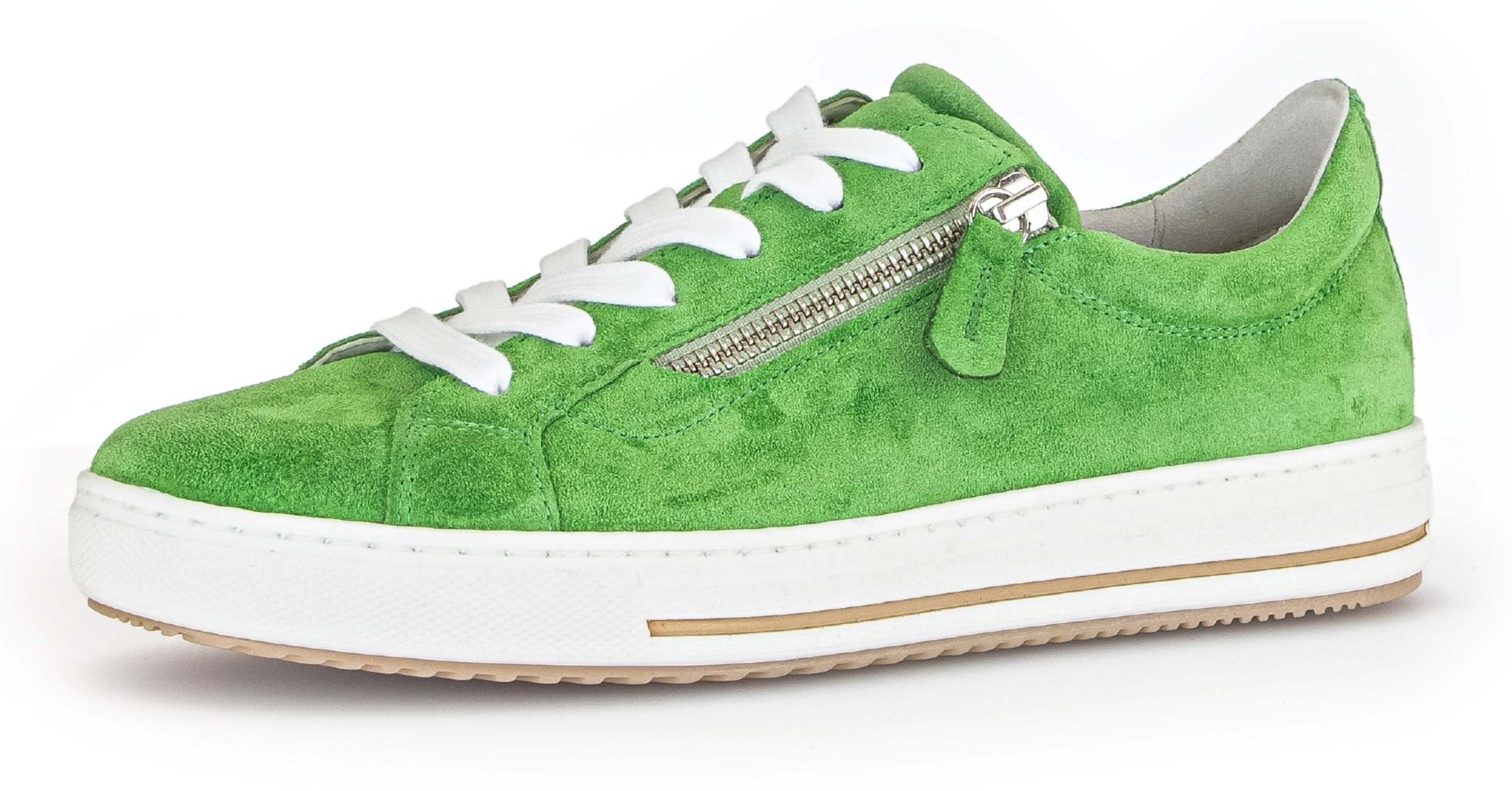 Baskets basses GABOR en vert : devant