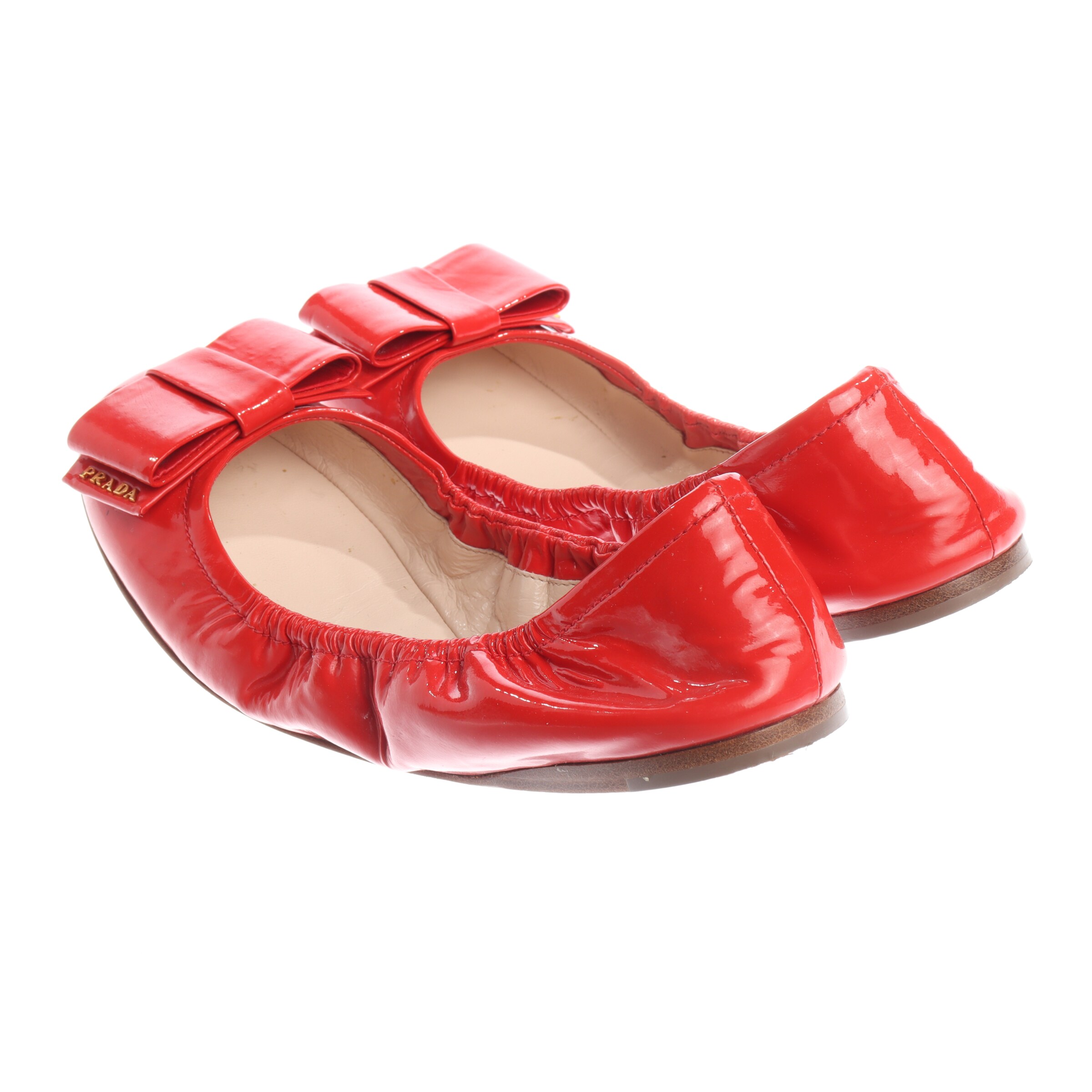 PRADA Halbschuhe 38 in Rot