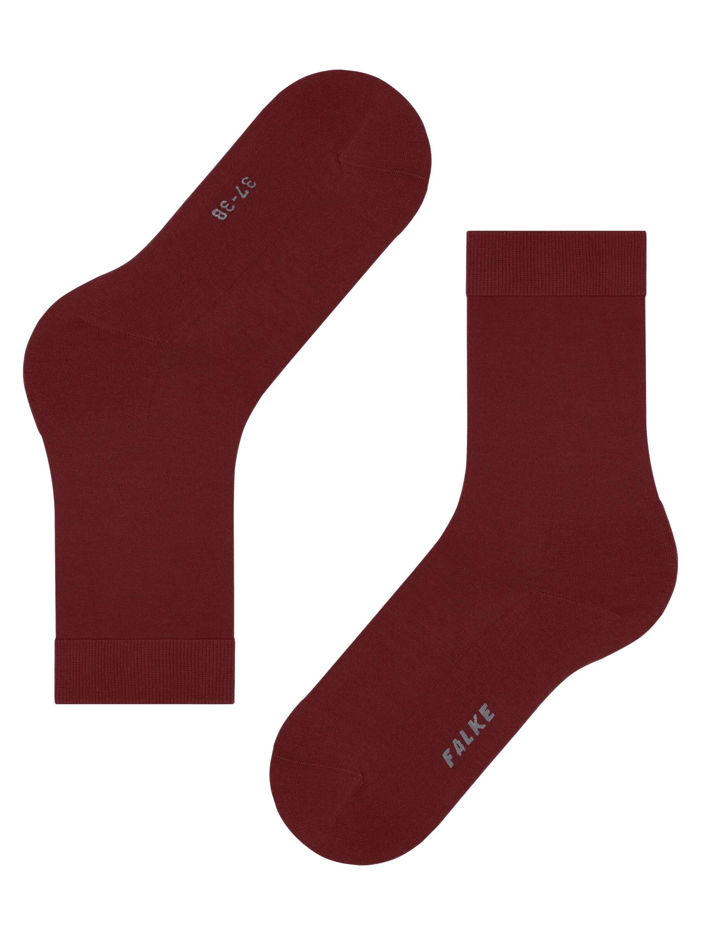 FALKE Socks 'ClimaWool' in Red