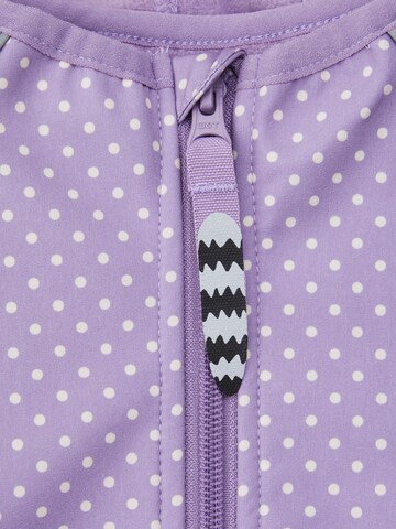 Racoon Outdoor Fleece Jacket 'Wellington' in Purple