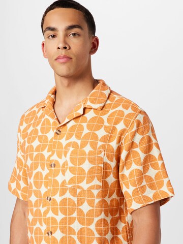 Cotton On Regular fit Button Up Shirt 'Palma' in Orange