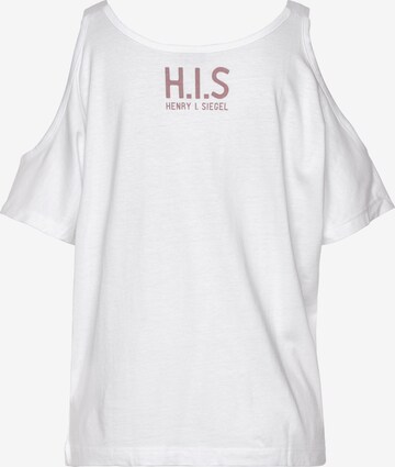 H.I.S Μπλουζάκι σε λευκό
