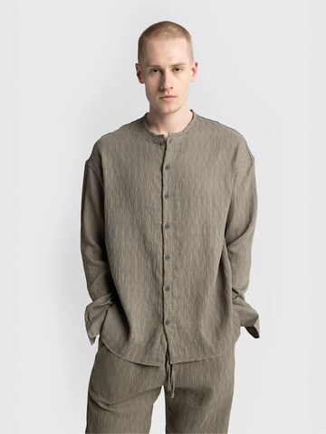 Giesto - Slim Fit Camisa em verde: frente