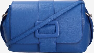 Borsa a spalla di Roberta Rossi in blu: frontale