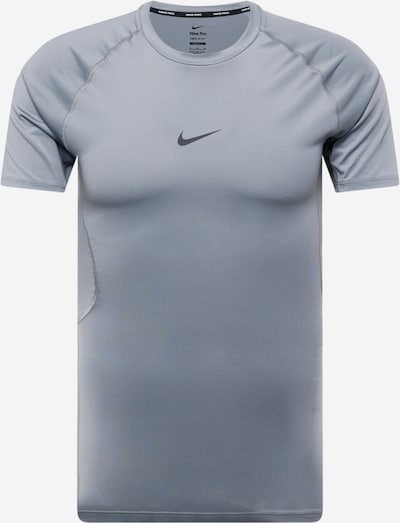 Sportiniai marškinėliai 'PRO' iš NIKE, spalva – bazalto pilka / juoda, Prekių apžvalga