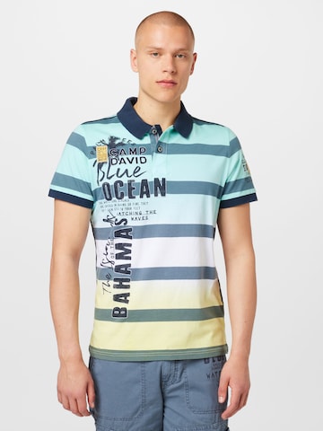 CAMP DAVID Shirt 'Beach Life' in Blauw: voorkant