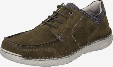 JOSEF SEIBEL Athletic Lace-Up Shoes 'Wilson' in Green: front