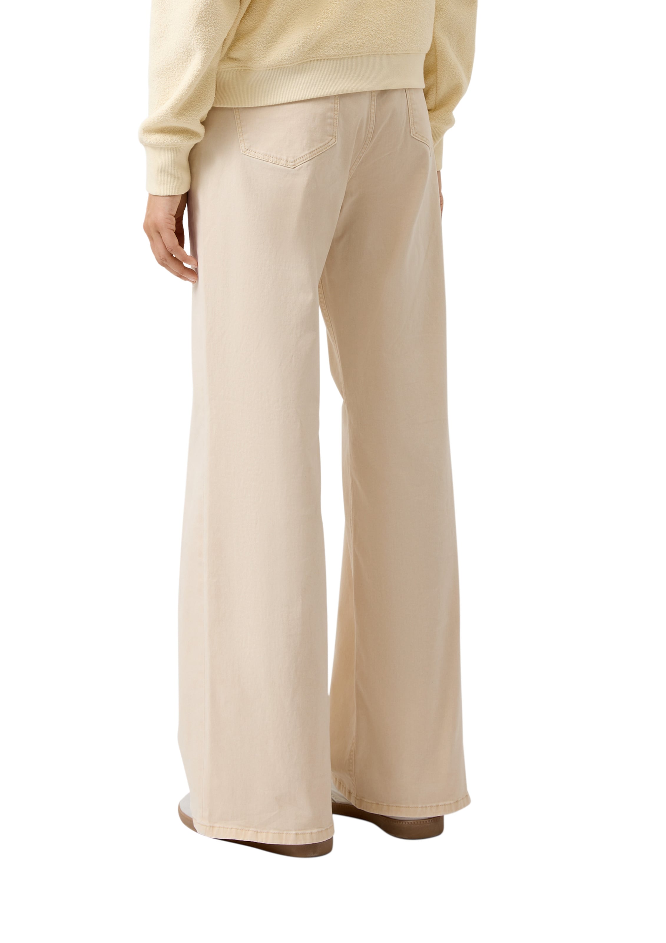s.Oliver Wide leg Jeans 'Suri' in Beige