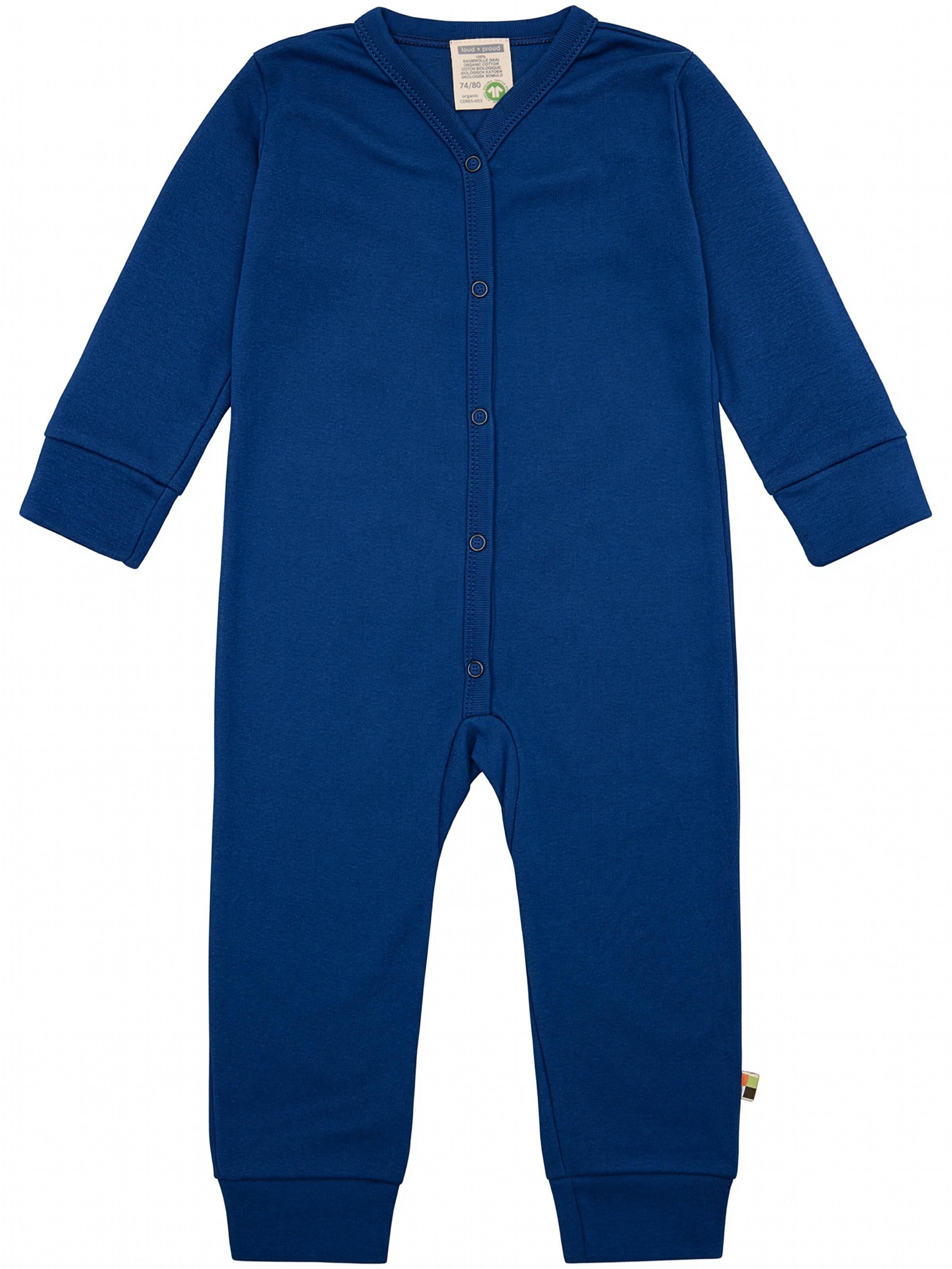 loud + proud Pajamas in Blue: front
