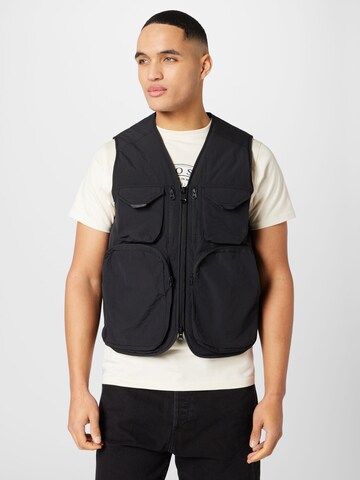 River Island Vest in Black: front