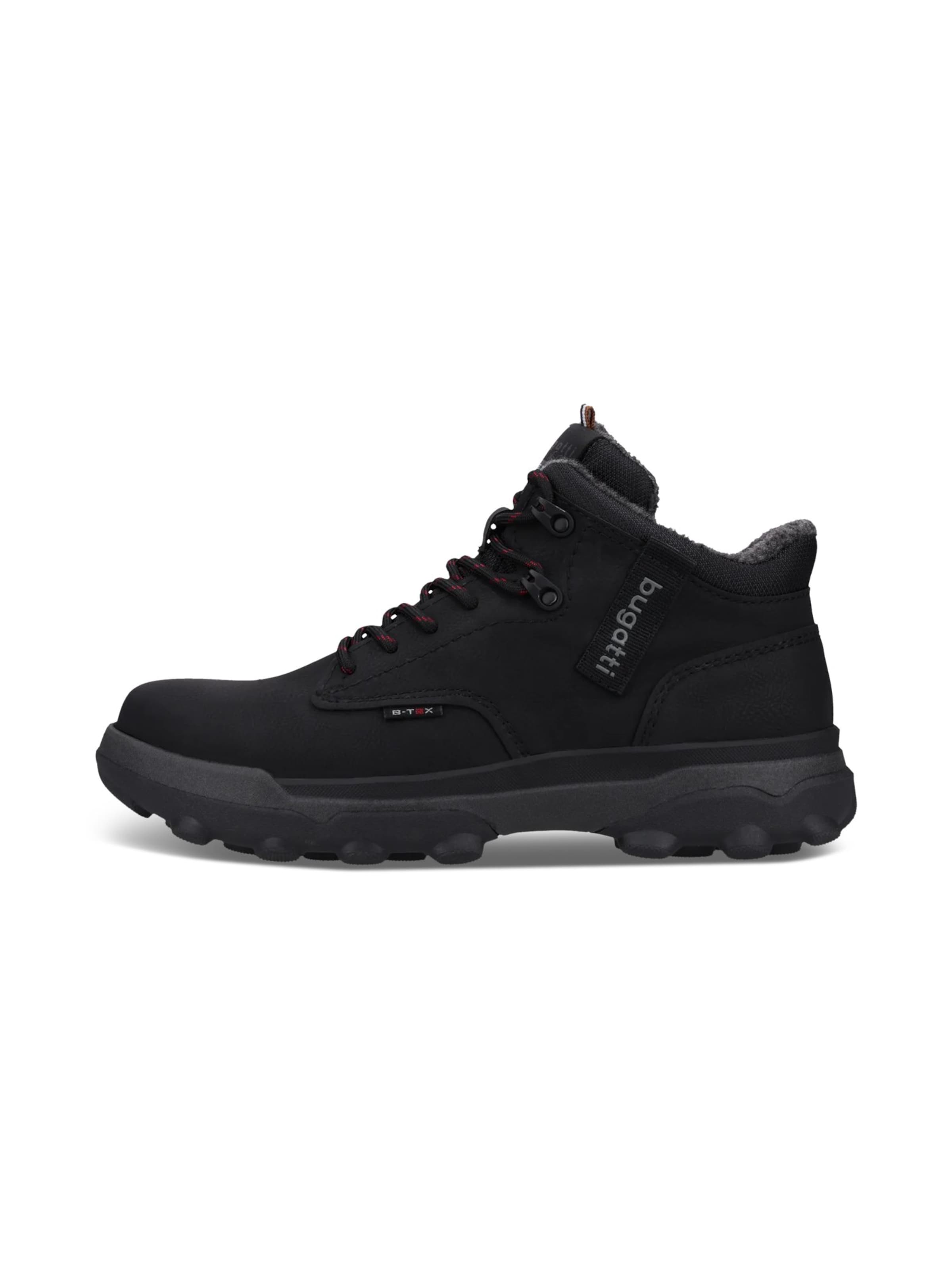 bugatti Lace-up boots in Black
