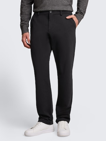 TOM TAILOR Regular Chino Pants 'Rupert' in Black: front