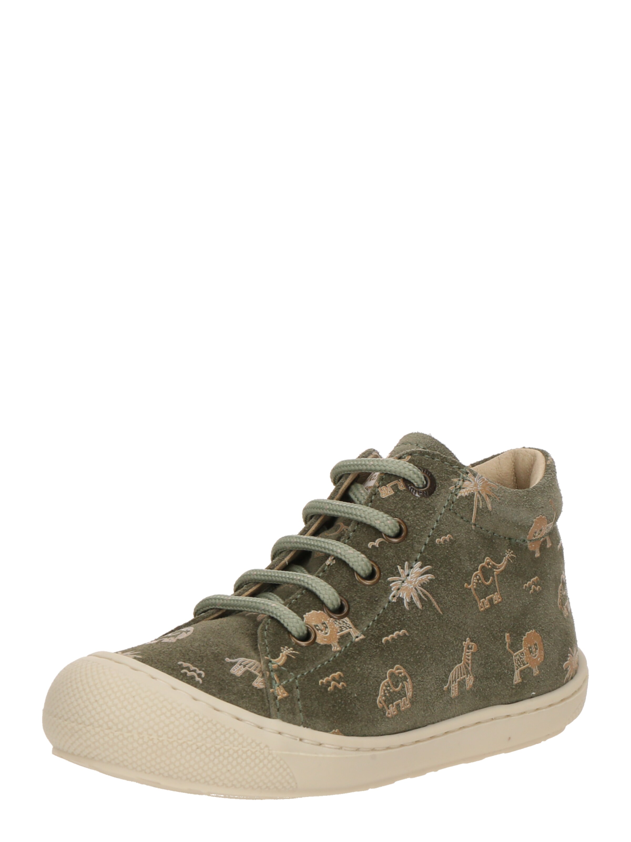 NATURINO First-step shoe 'Cocoon' in Green: front