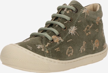 NATURINO First-Step Shoes 'Cocoon' in Green: front