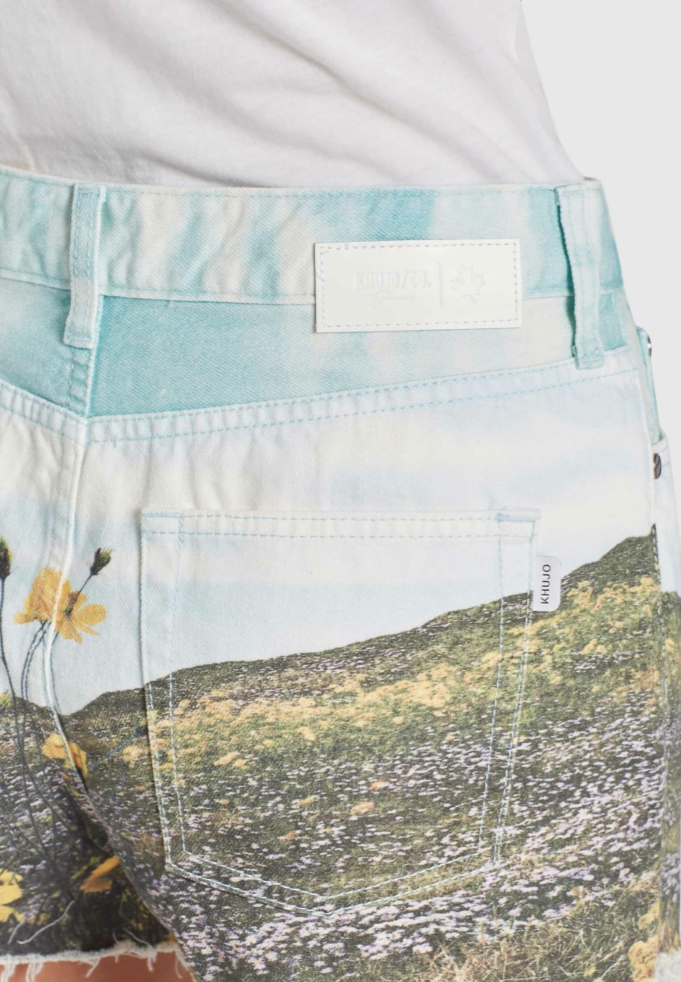 Frauen Jeans khujo Shorts 'Anouk' in Mischfarben - UM50508