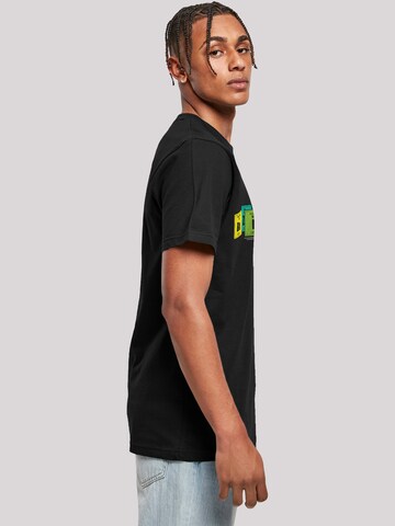 F4NT4STIC Shirt 'Bazinga' in Black