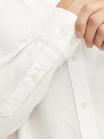 JACK & JONES Comfort fit Button Up Shirt in White