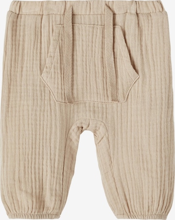 NAME IT Tapered Pants 'Helan' in Beige: front