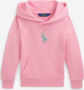 Sweat-shirt Polo Ralph Lauren en rose : devant