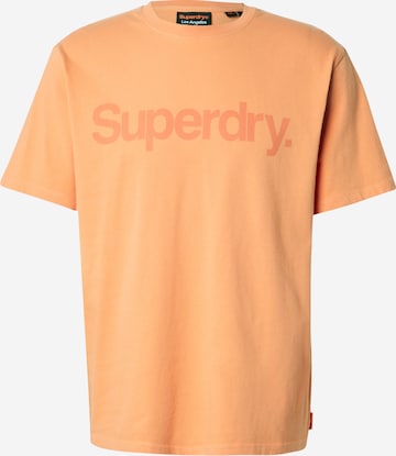 T-Shirt Superdry en orange : devant