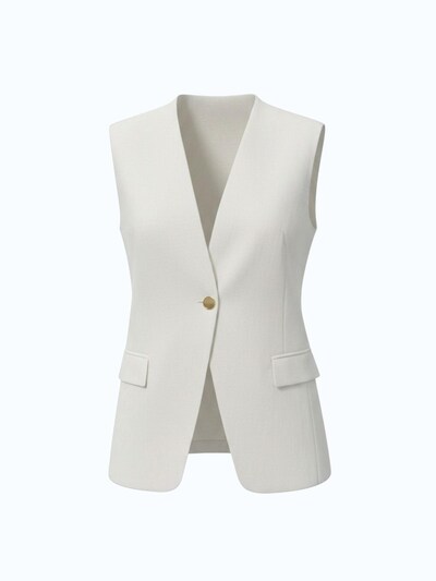 Viore Vest 'Blazer' in S in White, Item view