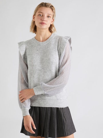 NÜMPH Pullover 'MILA' in Grau: predná strana