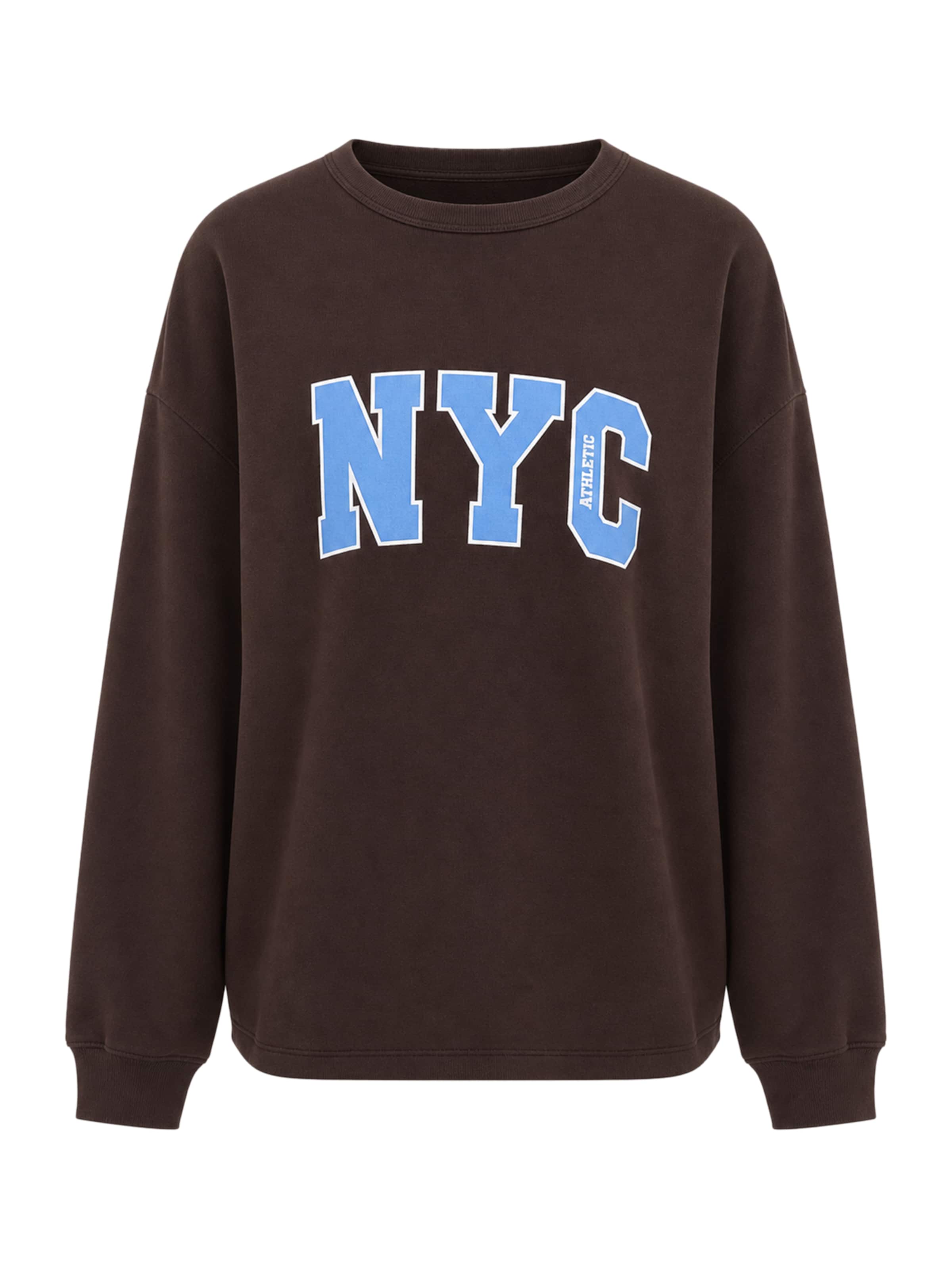 BRAVE SOUL Sweatshirt in Braun: Vorderseite