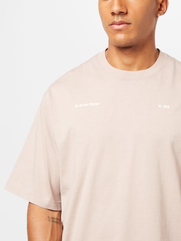 T-Shirt G-Star RAW en beige