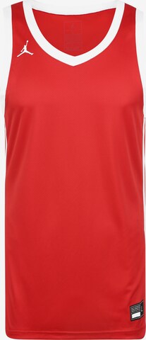 Maillot Jordan en rouge : devant