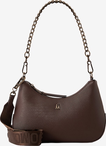 STEVE MADDEN Schultertasche 'Bsin' in Braun: Vorderseite