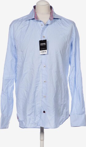 Tommy Hilfiger Tailored Button Up Shirt in M in Blue: front