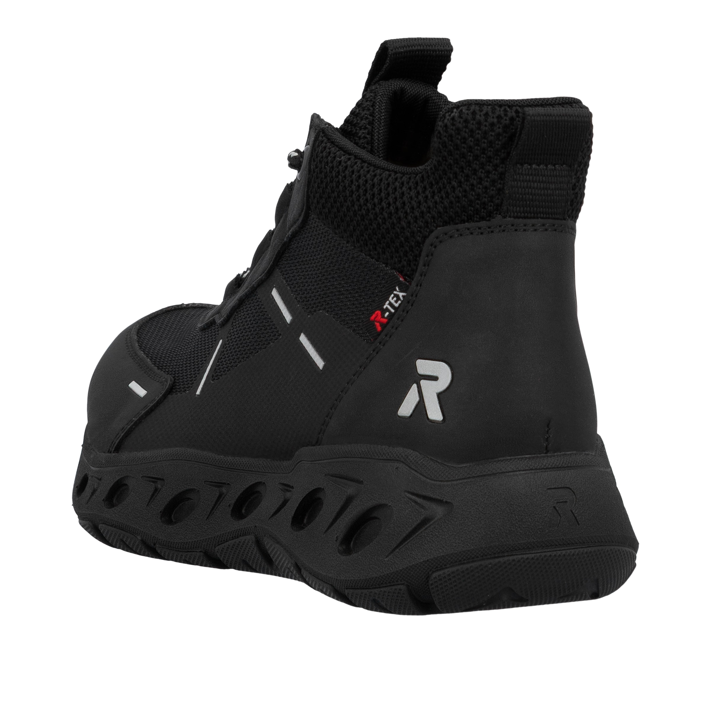 Rieker High-Top Sneakers in Black