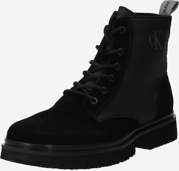 Calvin Klein Jeans - Botas con cordones 'HIKING' en negro: frente