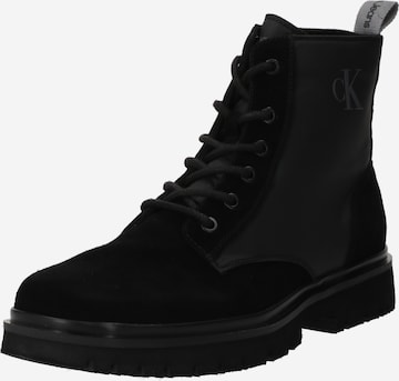 Boots stringati 'HIKING' di Calvin Klein Jeans in nero: frontale