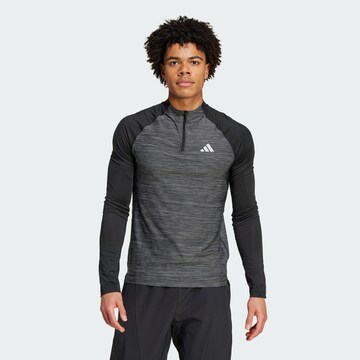 ADIDAS PERFORMANCE Performance Shirt 'GYM+' in Black: front