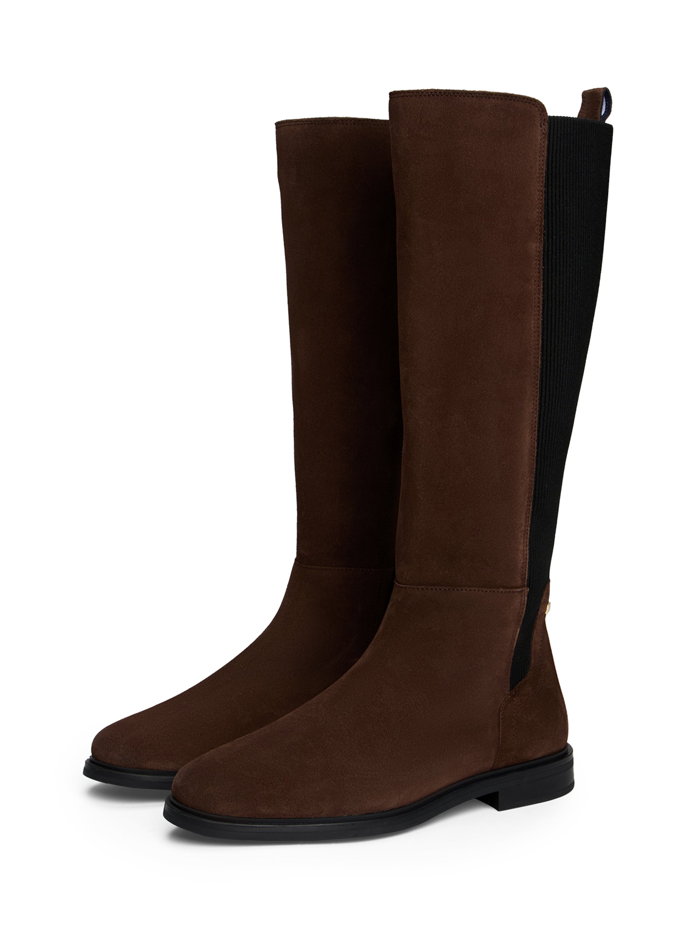 TOMMY HILFIGER Kozačky – hnědá