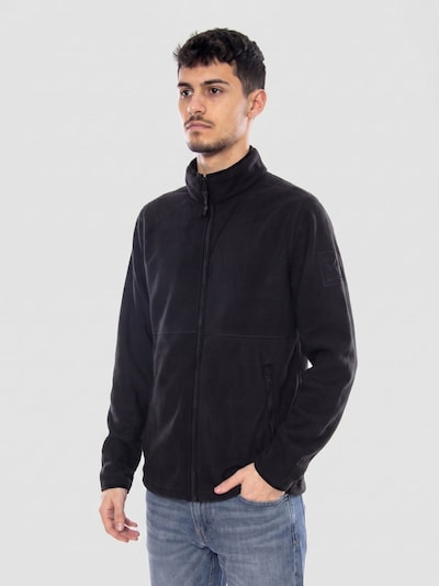 TIMBERLAND Sweatjakke 'Full Zip Polar Fleece -- Men's Black Zip-Up Sweatshirt Men's' i S i sort, Produktvisning