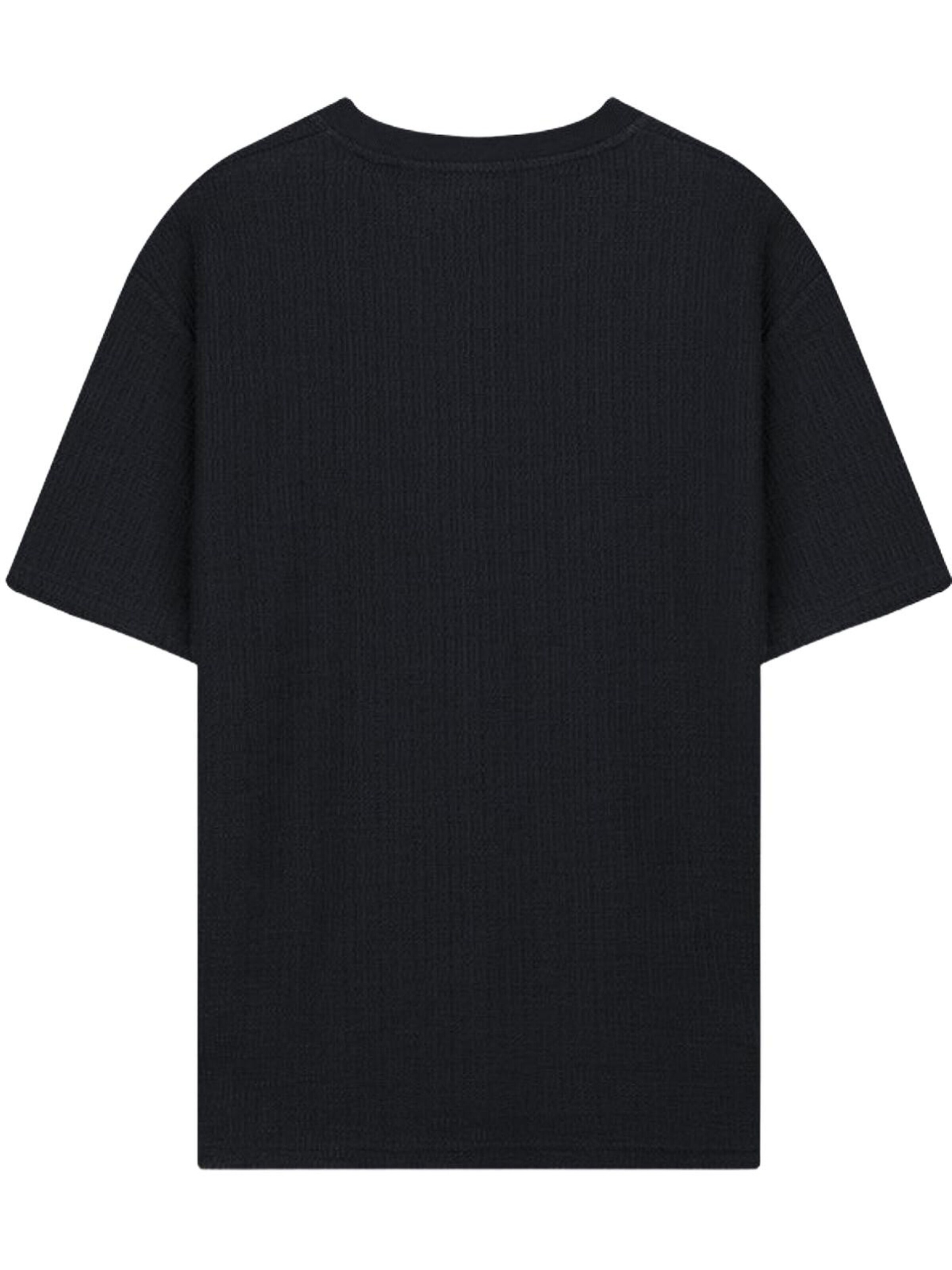 LTB Jeans - Camiseta 'Relaxed Embroidered Slogan T-Shirt' en azul
