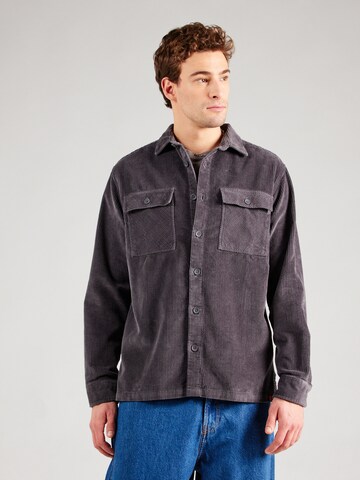 R.D.D. ROYAL DENIM DIVISION Comfort fit Overhemd 'BRADY' in Grijs: voorkant