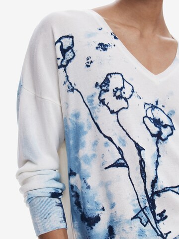 Desigual - Pullover 'Poppy' em branco