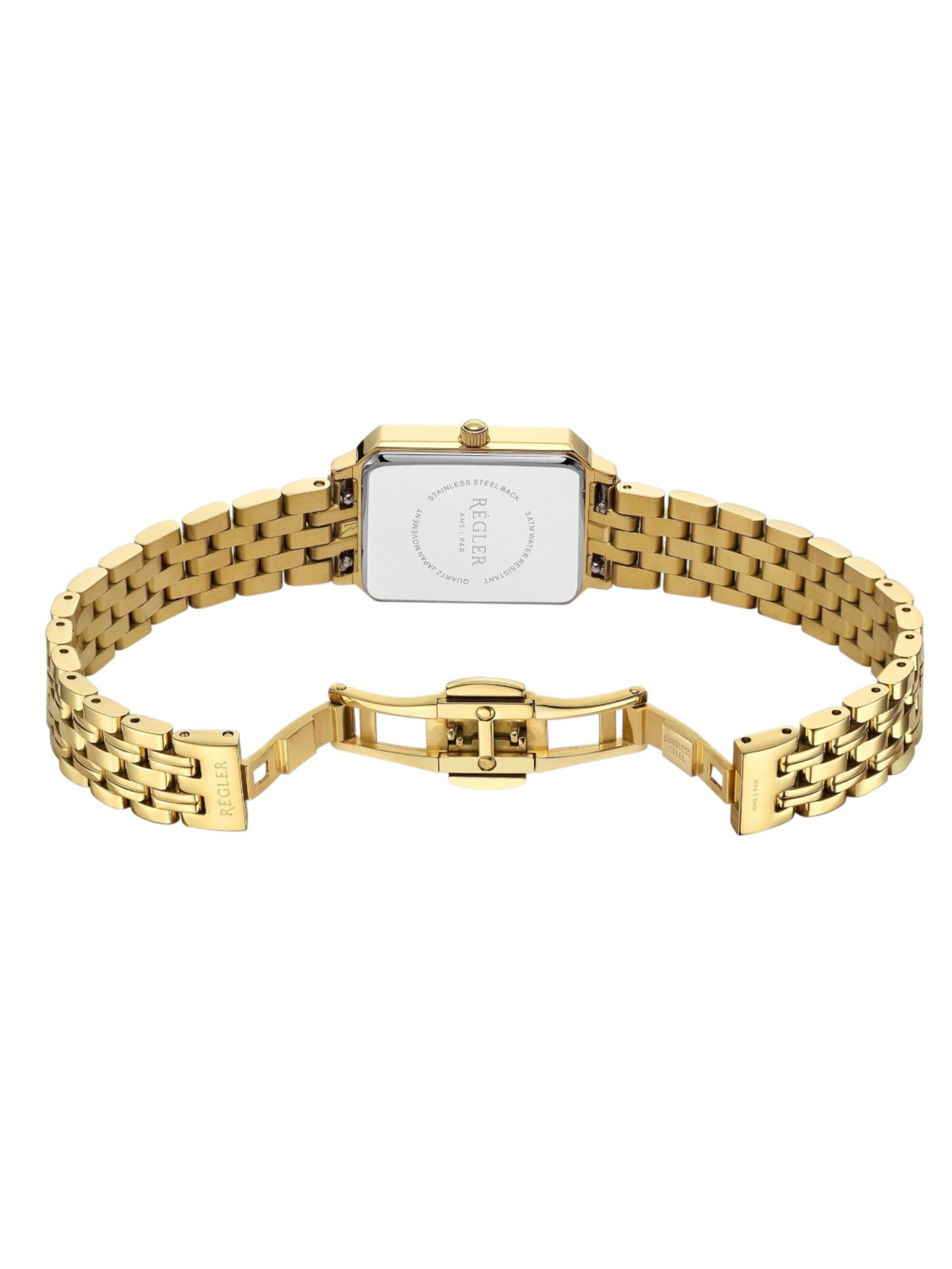 Régler Αναλογικό ρολόι 'Régler Élégance Steel Gold - Black' σε χρυσό