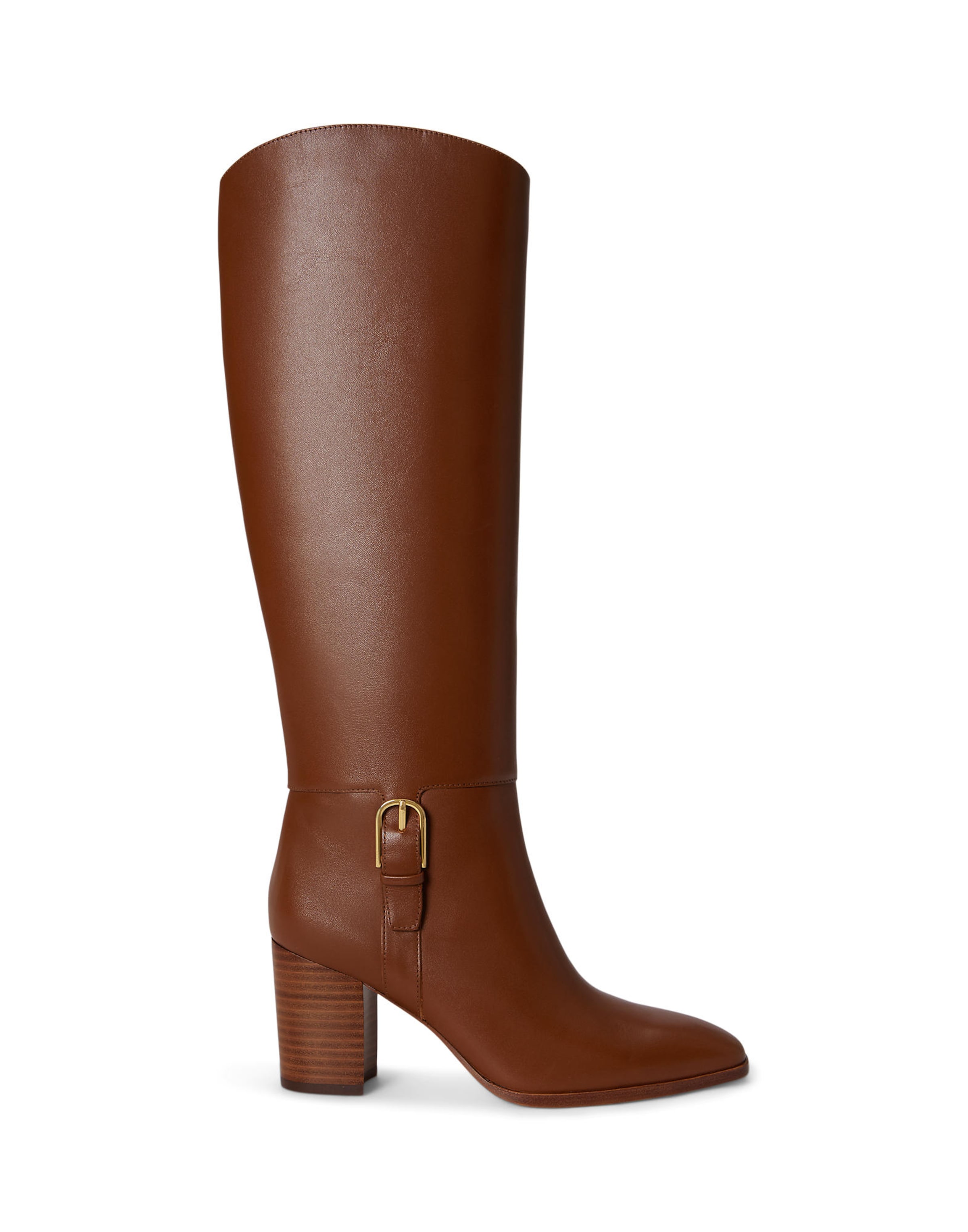Lauren Ralph Lauren Kozaki 'SMOOTH' w kolorze brązowy