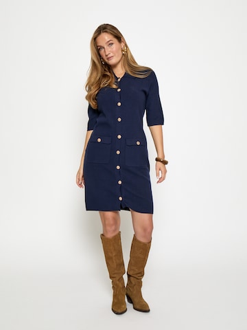 Peppercorn Úpletové šaty 'Kaylee ' – modrá