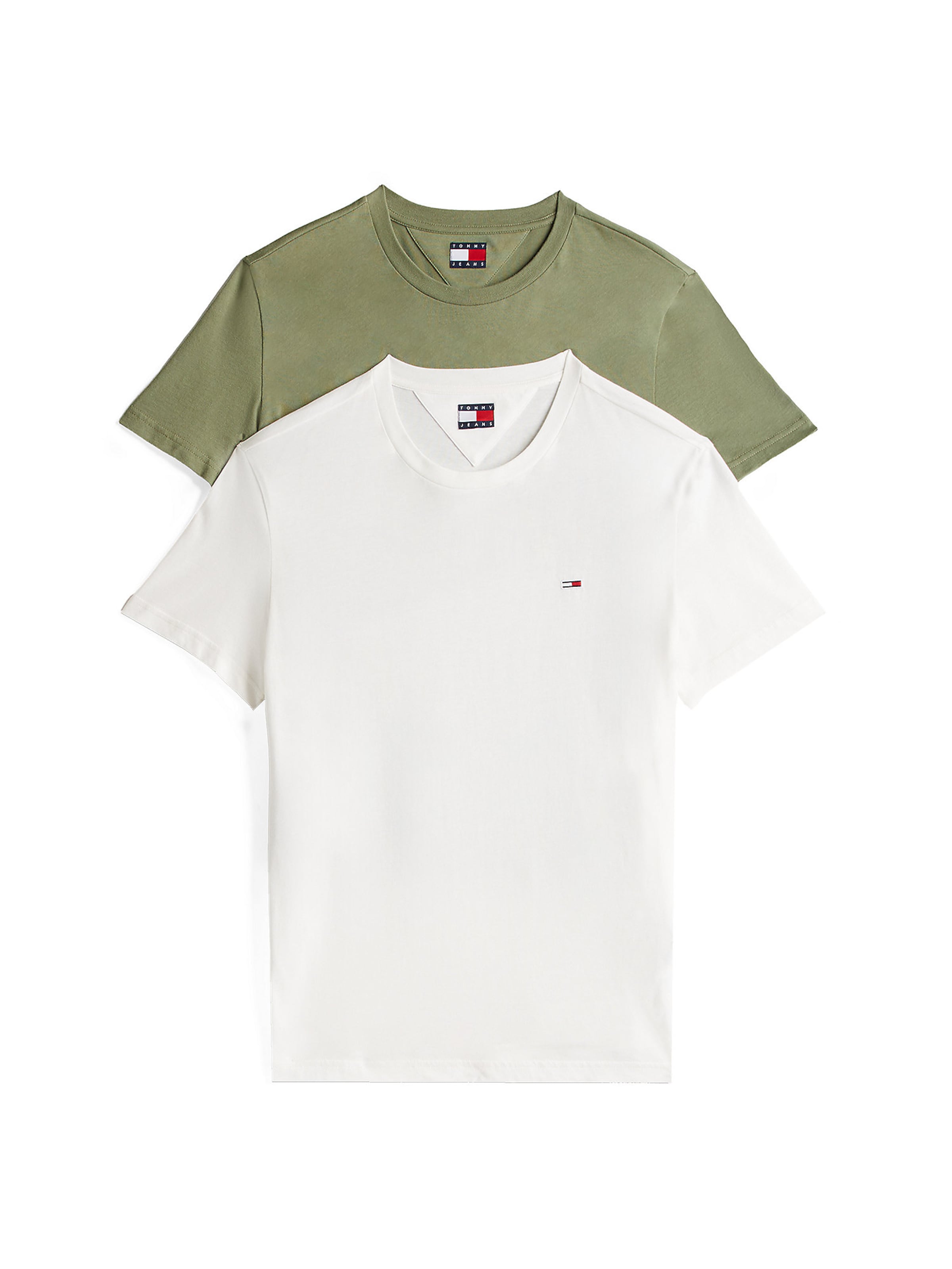 Tommy Jeans - Camisa em verde: frente