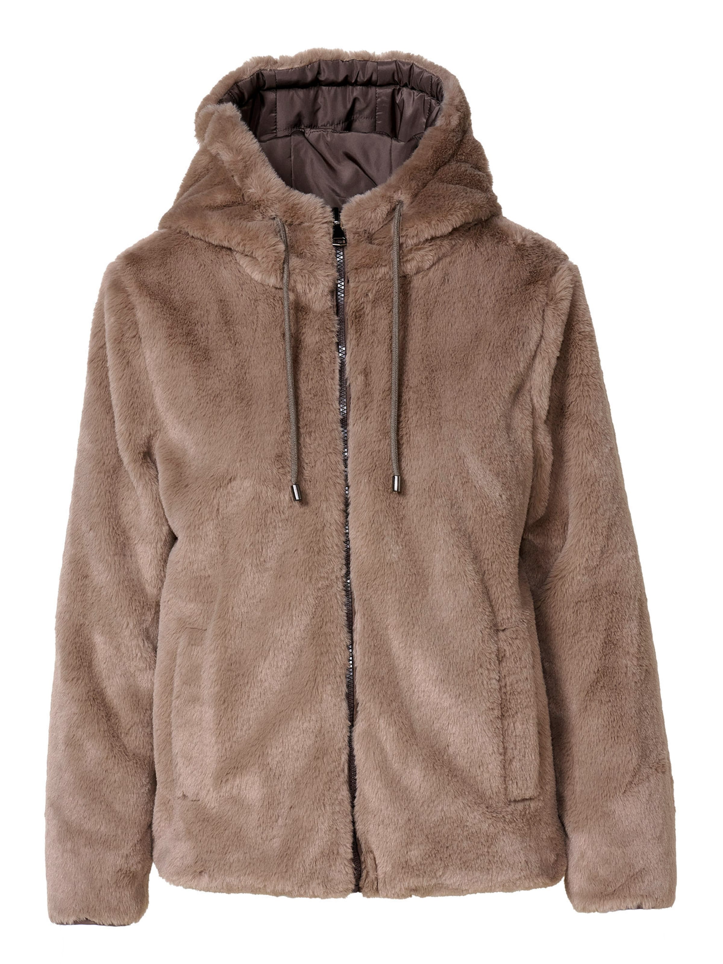 KOROSHI Übergangsjacke in Braun: Vorderseite